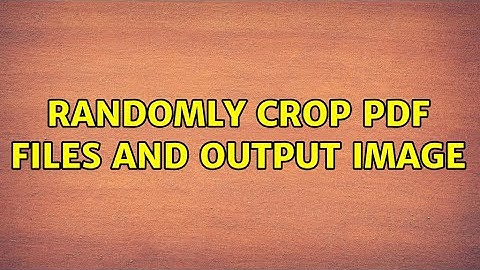 Ubuntu: Randomly crop pdf files and output image