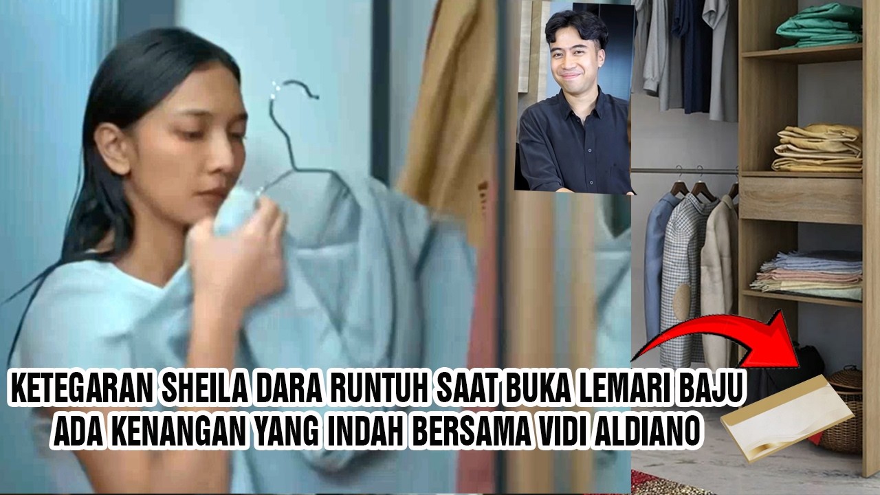 Peluk Jaket Vidi Aldiano, Sheila Dara Tak Kuat Saat Buka Lemari Isinya Ini Semua Untuk Istri