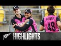 Rowe Catch Sparks India Collapse | HIGHLIGHTS | WHITE FERNS v India | 1st T20, 2019