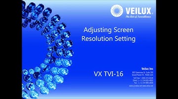 Adjusting Screen Resolution