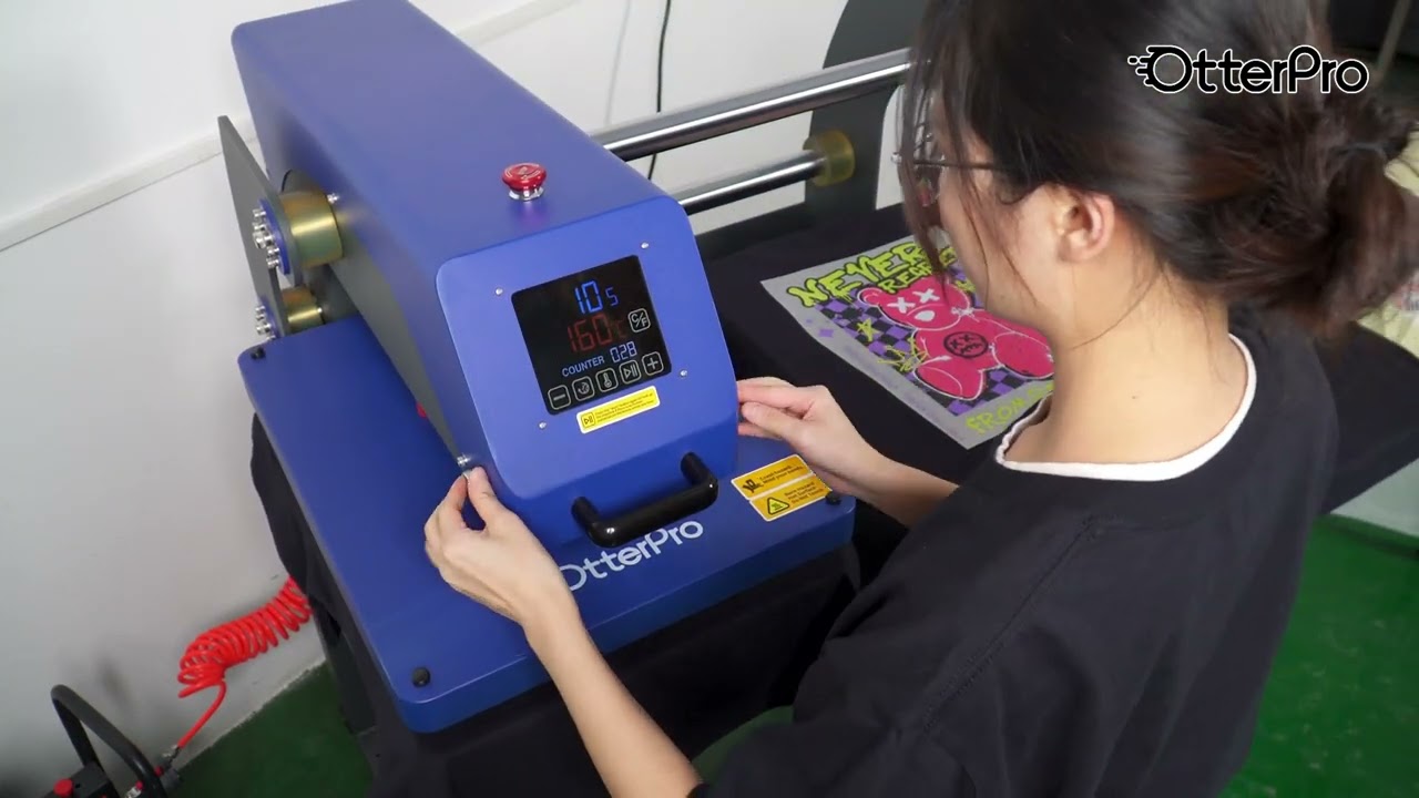 Air Press Slide Dual Heat Press - Only 10 Seconds to Print a DTF Heat Transfer!