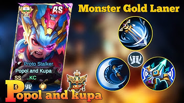 22 Kills Gameplay!!Popol and Kupa Monster Gold Laner - Build Top 1 Global Popol and Kupa ~ MLBB
