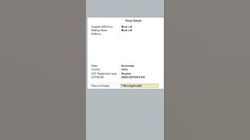 Tally prime interview skills 109 | GST not Calculate Place ? #shorts #tallyprime  #tallyfeature