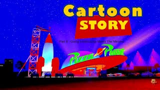 Cartoon Story Part 9 - Going Inside Pizza Planetjanja Meets The Minions