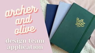 archer and olive design team application! screenshot 1
