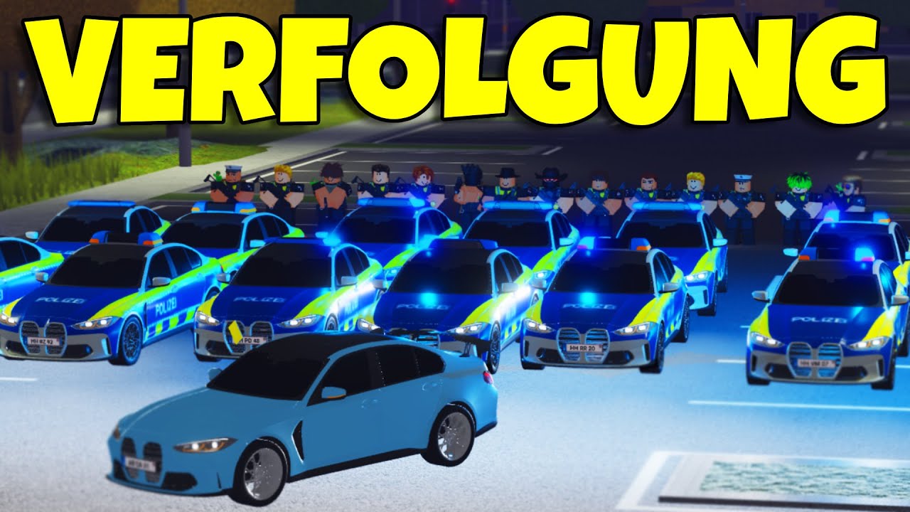 14 NEUE BMW-POLIZEI-AUTOS VERFOLGEN MICH in NOTRUF HAMBURG | ROBLOX Deutsch