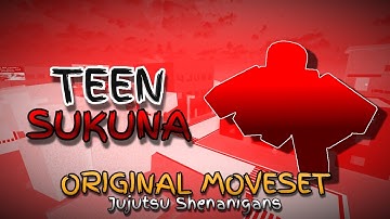 ORIGINAL MOVESET: Teen Sukuna | Jujutsu Shenanigans #skillbuilder #jjs #jujutsushenanigans