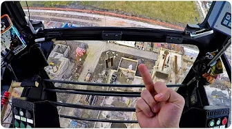 Crane operator. About slings and working at height. The work of the crane operator.