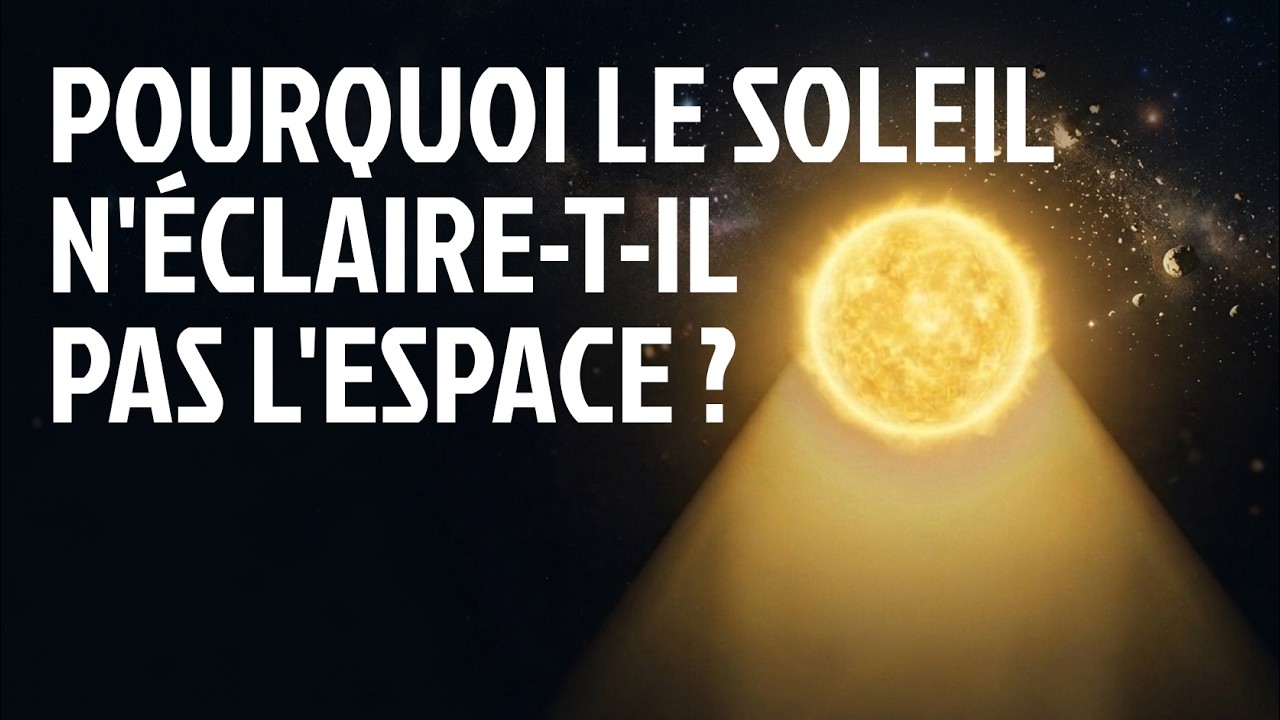 Pourquoi le Soleil éclaire-t-il les planètes, mais l'espace autour reste-t-il sombre ?