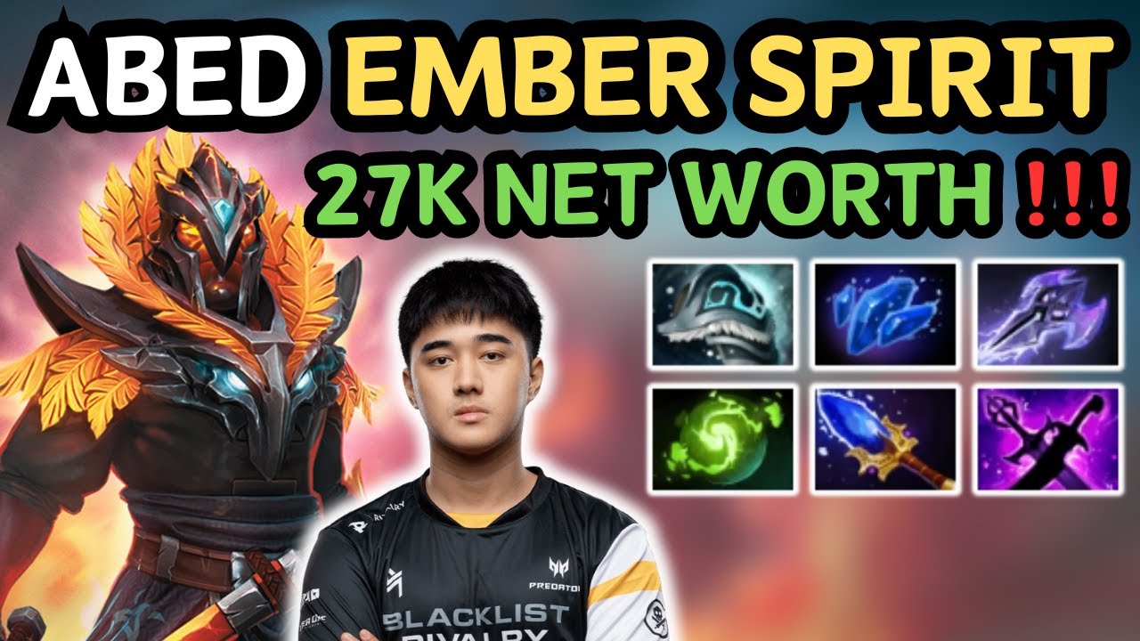 Abed Master 🔥 ABED EMBER SPIRIT Midlane Insane Gameplay 7.35d 🔥 Master Tier ABED ...