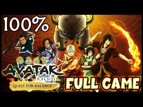 Avatar The Last Airbender Quest For Balance 100 FULL GAME PS4 PS5