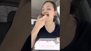 My favorite mid shift snack 🥑🌺#dunkins #fastfoodworkers #breaktimevlogs #snackasmr