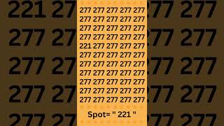 spot 221 in 5 seconds #braintest #maths #iqtest #mathematics #puzzlegame #mathstricks #share #sub