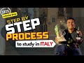 A step by step process to study Bachelors or Masters in Italy 🇮🇹 Full Scholarship in English 2024