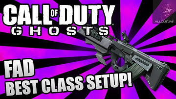 Call of Duty Ghosts: FAD Best Class Setup - Best Attachments and Perks