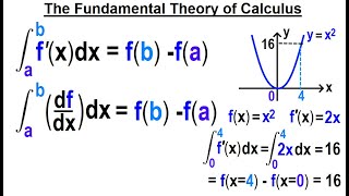Physics Ch 67.1 Advanced E&M: Review Vectors (60 of 113) The Fundamental Theory of Calculus
