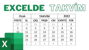 40 YILLIK TAKVİM | Excelde Takvim Nasıl Yapılır