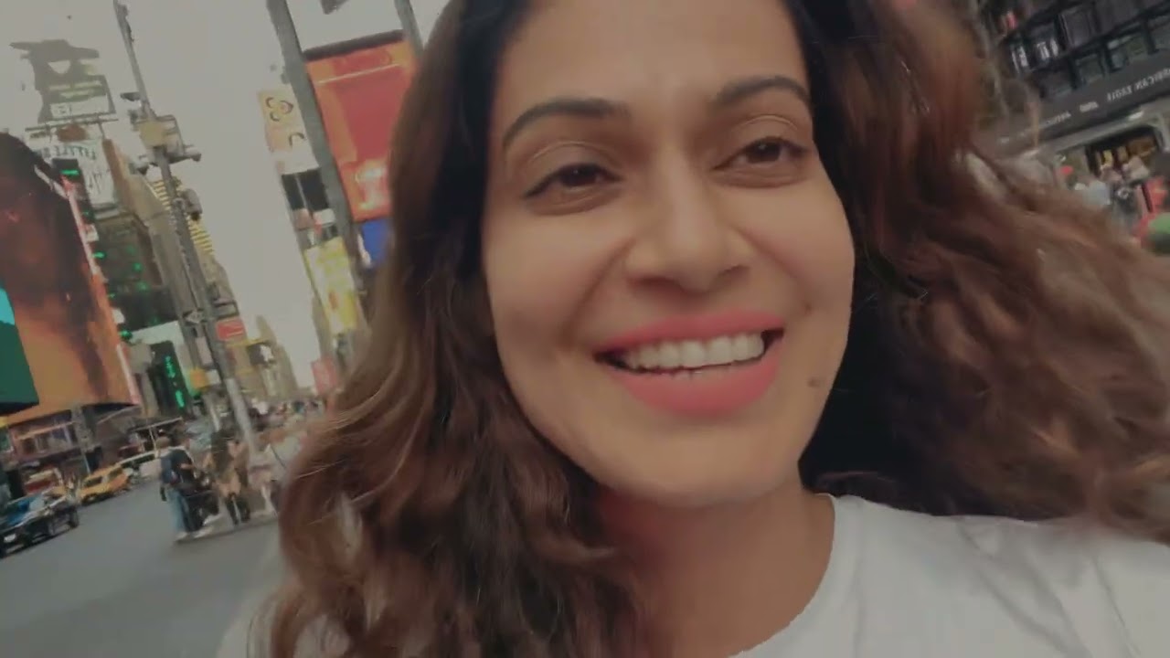 Entering into New York City with husband