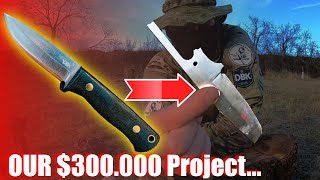 JOE X DESTROYED our $300.000 Knife Project....