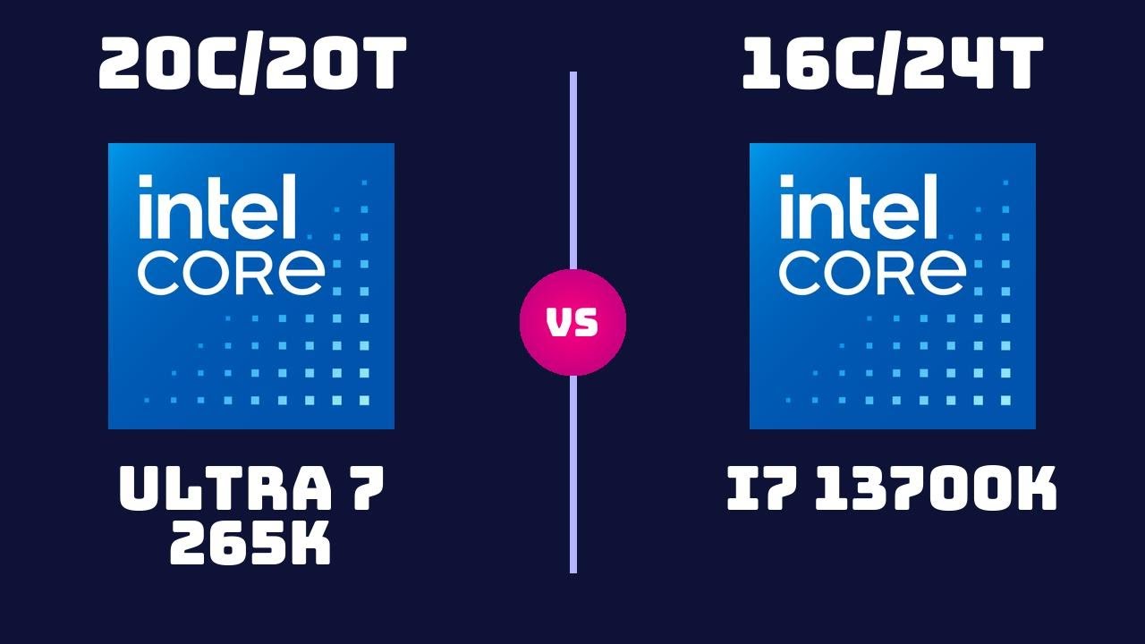 Intel Core Ultra 7 265K vs Intel Core i7-13700K – CPU Comparison - YouTube
