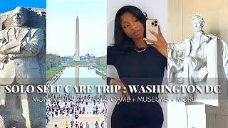 vlog: My Solo Self Care Trip to DC | Storytime + Museums + More | Janika Bates