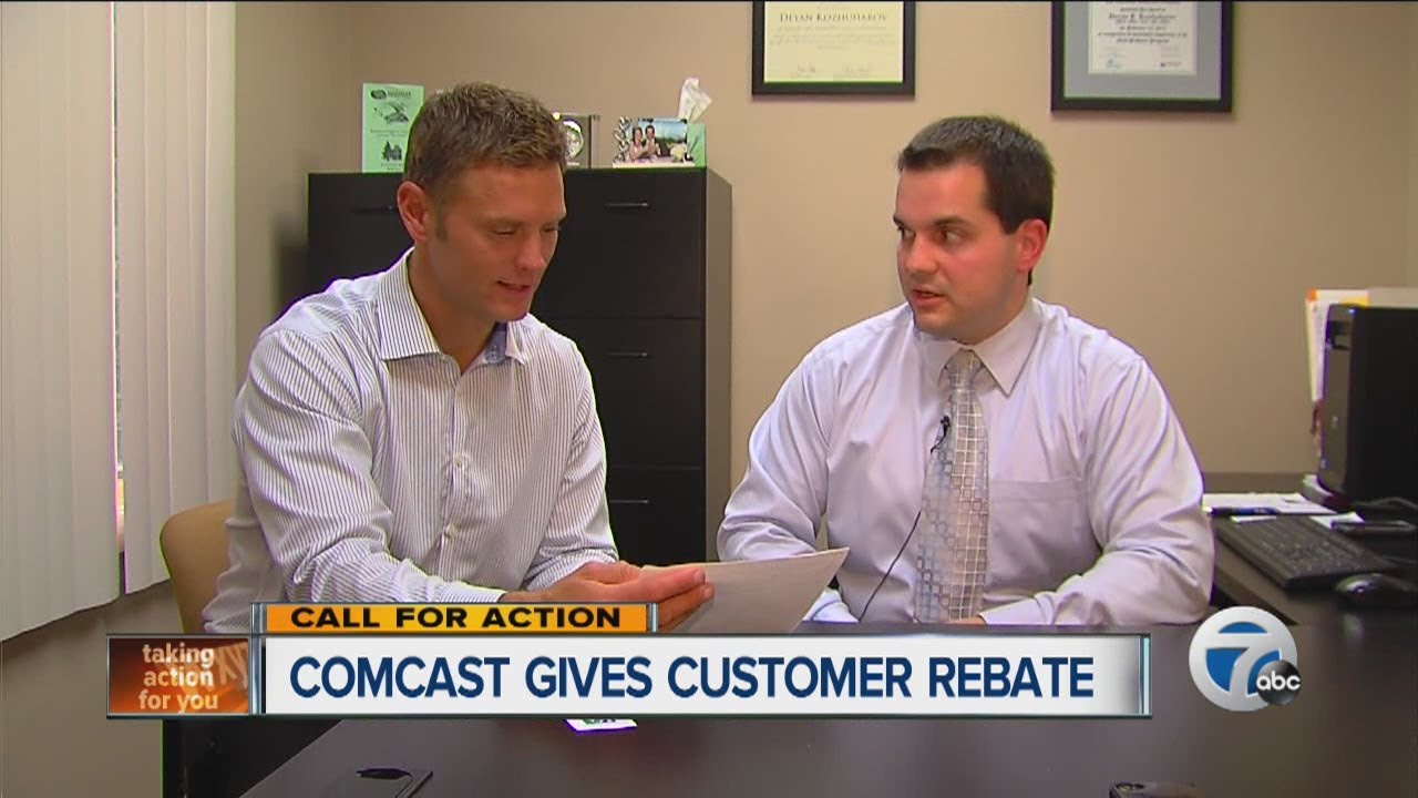 Comcast Gives Customer Rebate Call For Action Team Segment YouTube
