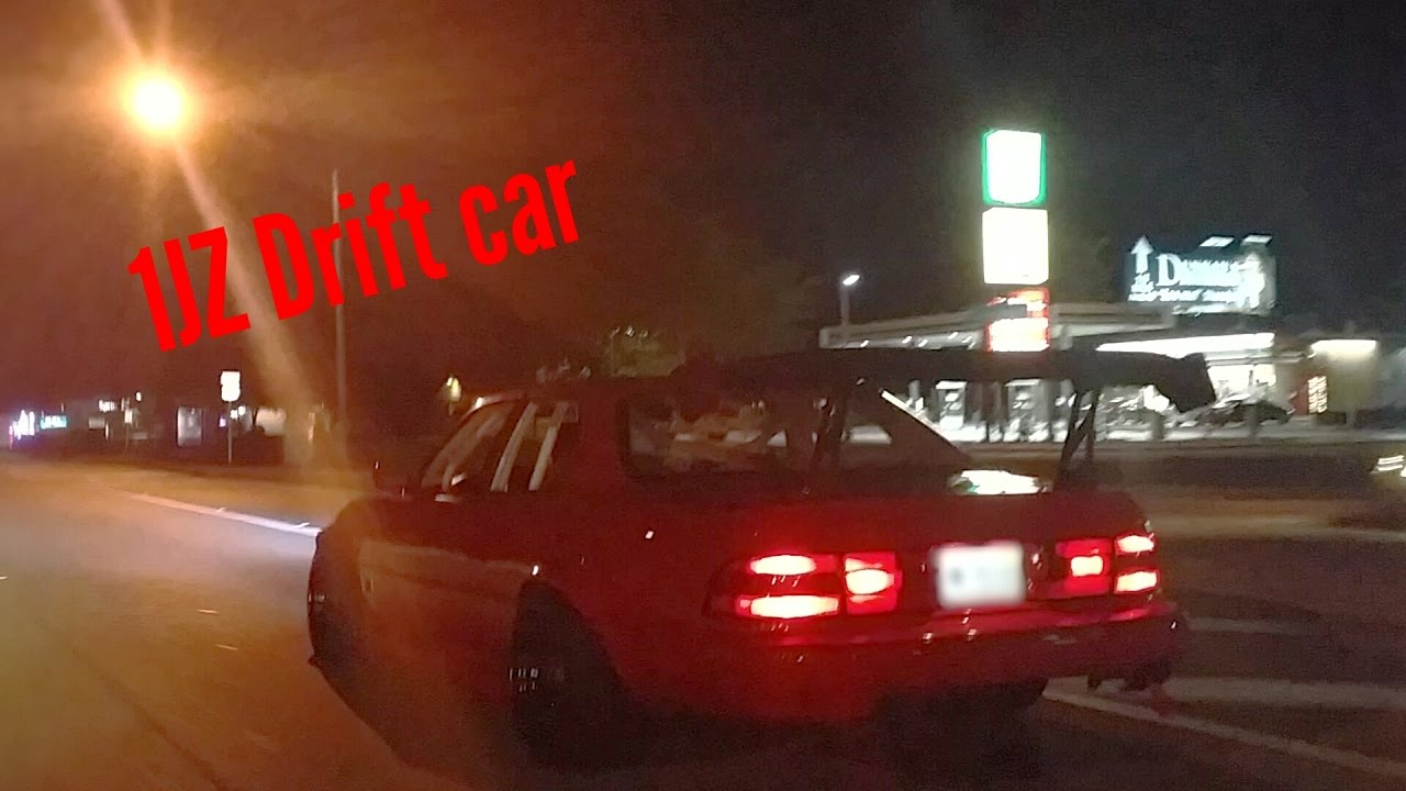1jz lexus drift car - Saturday night car meet - YouTube