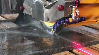 CNC Bridge Saw 5-Axis for Cutting Granite Marble Quartz Countertops Slab vanity Magnus5 AGA