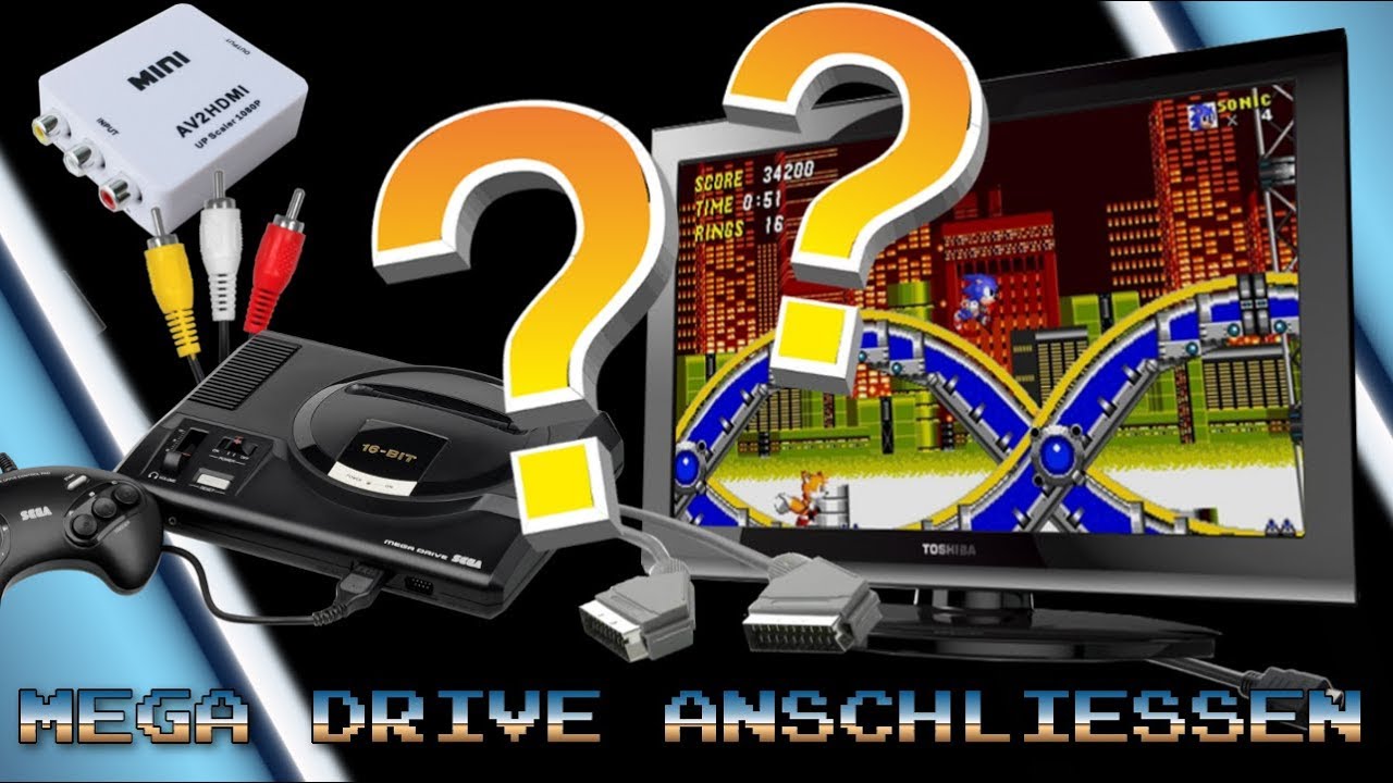 Sega Mega Drive 2 An Fernseher Anschließen