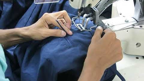 Loop bartack without loop tack