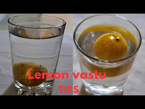 Lemon vastu Tips/Water Glass Will Remove The Negative Energy In Home