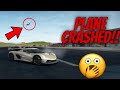 Extreme car driving simulator plane crashed   plane glitch  unstoppable gaming 