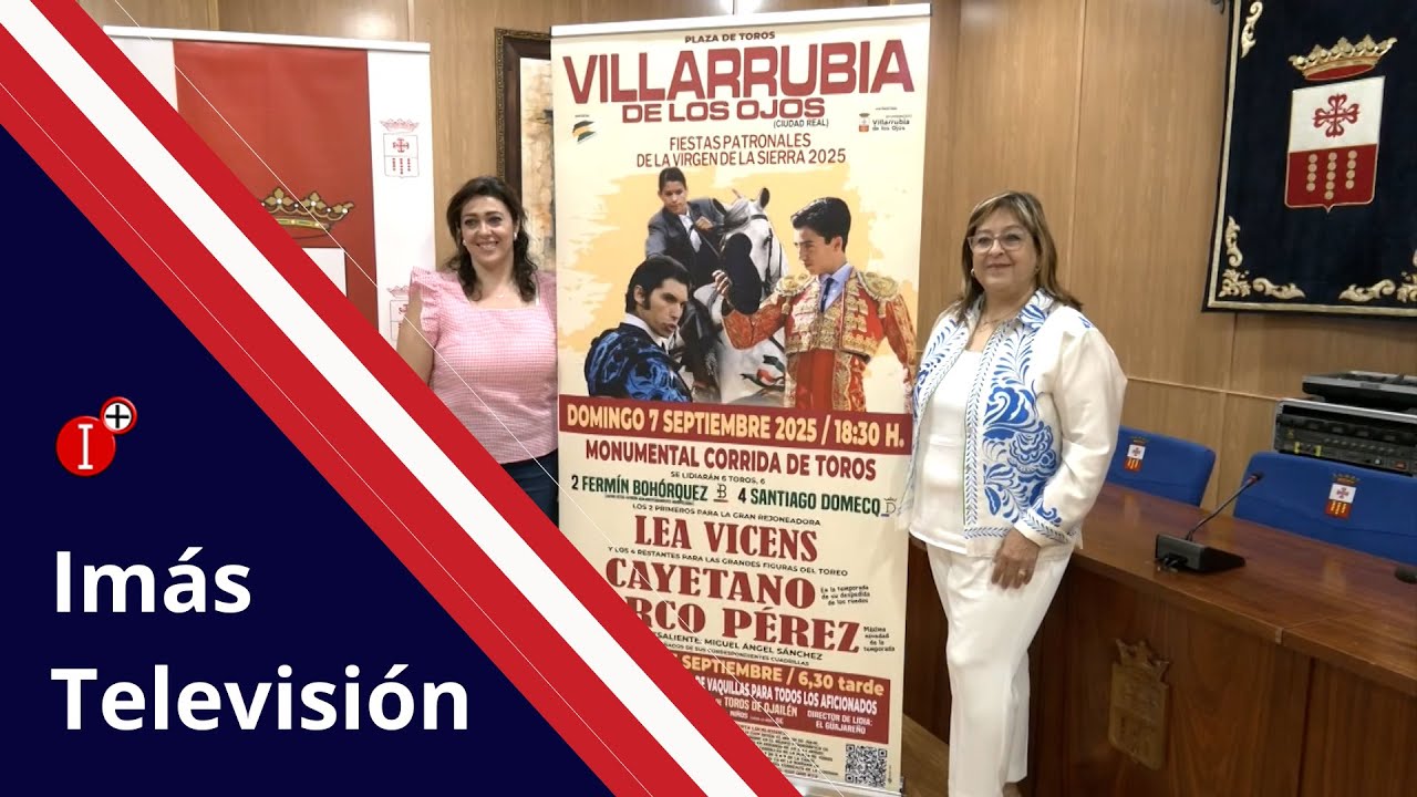 LA HORA DE VILLARRUBIA DE LOS OJOS  PRESENTACIÓN DE LA PROGRAMACIÓN DE EVENTOS MUSICALES Y TAURINOS