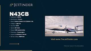 N43CB Cessna Citation CJ4 | Specs, Owner &amp; History