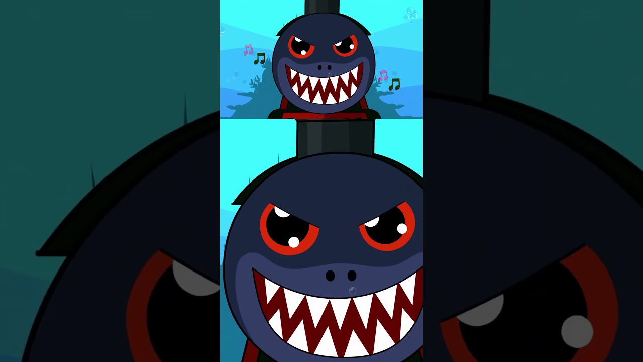 Evil Train Shark | Baby Shark Song | Part 5 | 