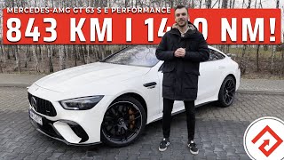 Limuzyna (prawie) jak Bugatti - Mercedes-AMG GT 63S E-Performance