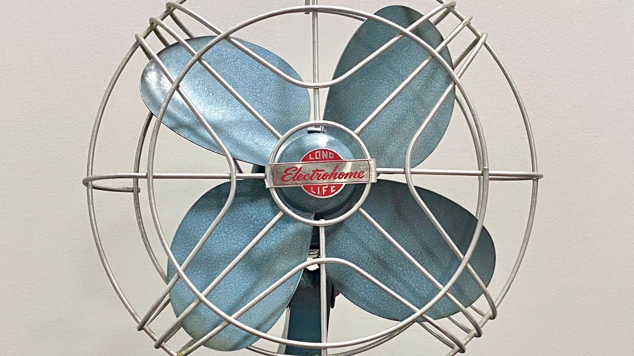 1950s Electrohome 10” Desk Fan | Before Restoration