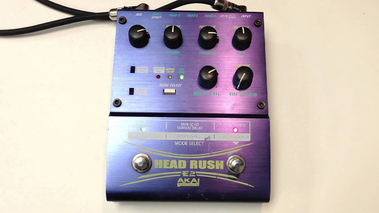Akai Headrush E2 - Getting The Most From This Amazing Pedal - YouTube