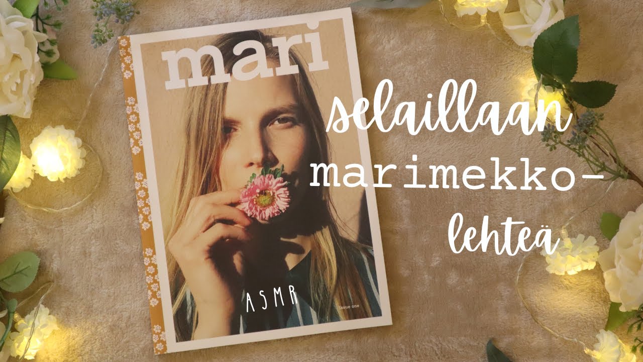 ASMR SUOMI - Marimekko Mari-lehden selailua