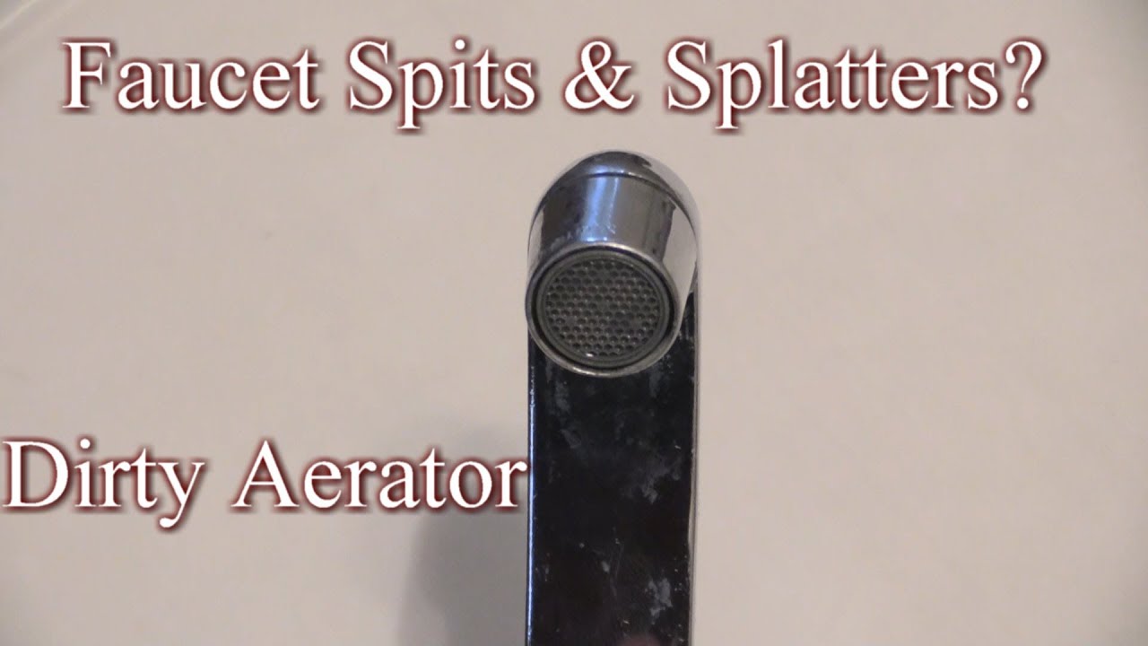 How To Clean A Faucet Aerator Youtube