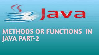 Methods  or Functions in Java Part 2 in Hindi Lecture 44