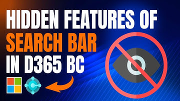 Hidden features of Search Bar (Tell Me) in D365 Business Central