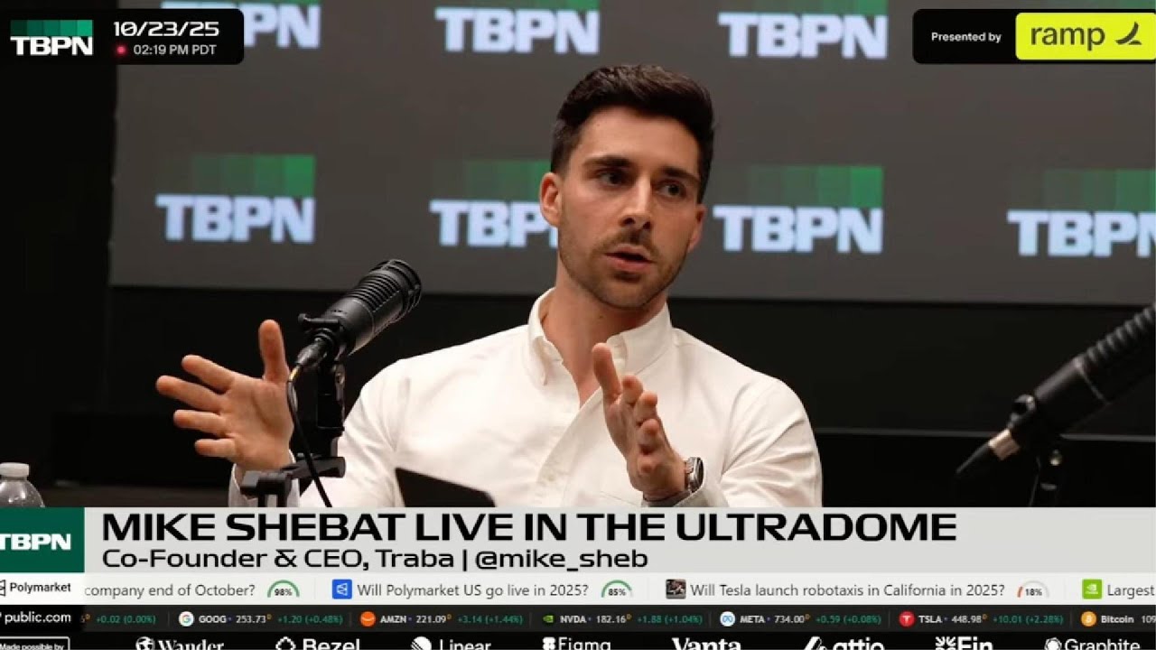 Traba CEO Mike Shebat on TBPN