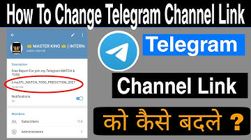 How to change telegram channel link in 2021 | telegram ka link kaise change kare