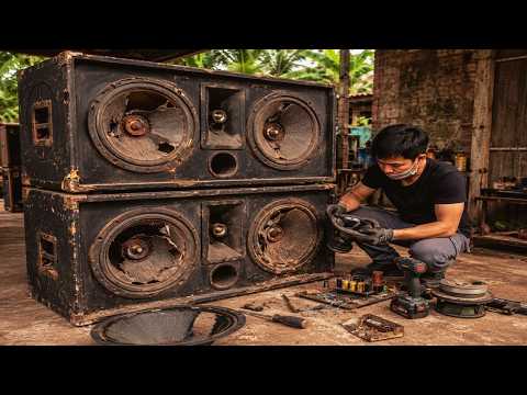 Restoration two-way professional direct reflecting speaker // Restore powerful subwoofer system