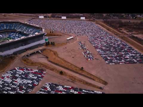 Recalled Vw TDI staging area