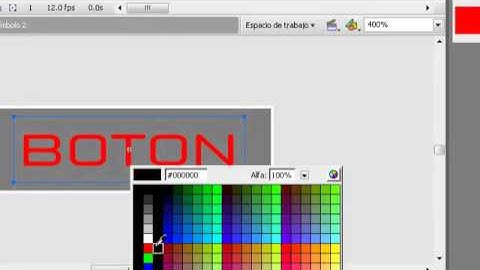 Como crear un Boton con Sonido y Movimiento en Flash