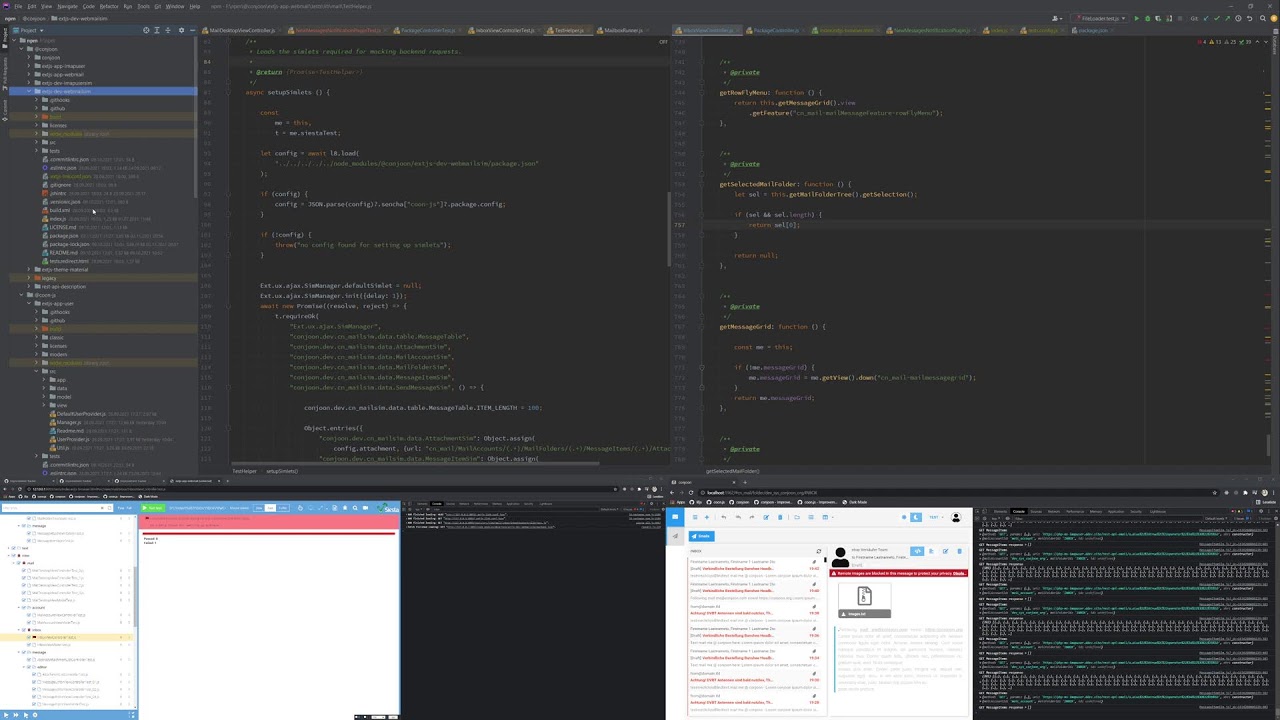JavaScript / Sencha ExtJS / conjoon.org