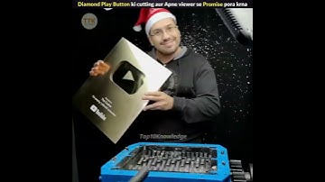 Diamond Youtube Play Button ki cutting aur apne Viewer se promise poora karna #shorts