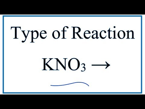 Video Type of Reaction for KNO3 = KNO2 + O2 - youtube